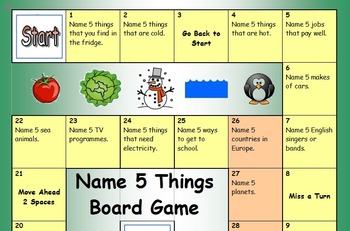The game name 2. Name 5 things Board game. Name three Board game. Name 3 things Board game. Name 5 game for Kids.