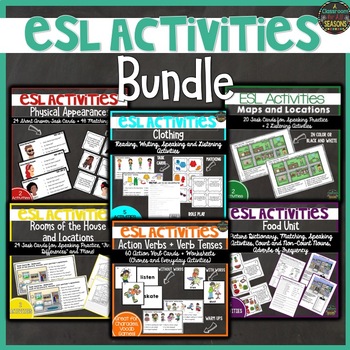 Preview of ESL Activities: Bundle 1