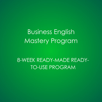 Preview of B1 B2 Business English Curriculum - ESL TEFL