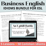 Business English Idioms Worksheets - Figurative Language W