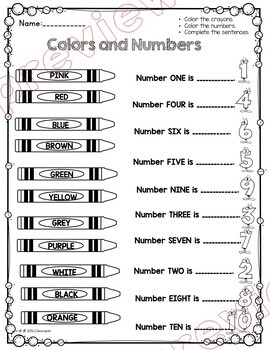 Count, write and color - ESL worksheet by Lucka20