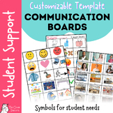 ESL Communication Board - Expanded Version with Customizab