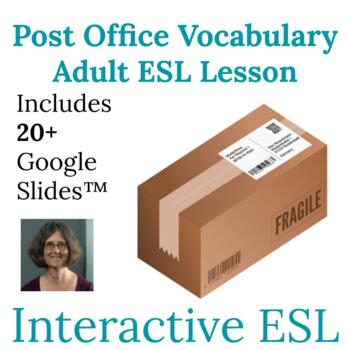 Preview of ESL Community and Post Office Vocabulary and Spelling Lesson for Adults