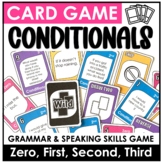 ESL Conditional Tenses Conversation Card Game - Zero, 1st,