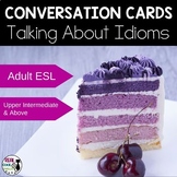 Conversation Cards for ESL Adults Speaking Practice and Di