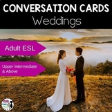 ESL Conversation Cards for Adult English Learners - Weddings