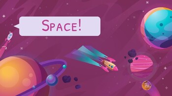 ESL Conversation and Vocabulary Lesson - Space! [Kahoot Included]