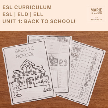 Preview of 1st & 2nd Grade Reading and Writing Curriculum | ESL Curriculum |Back to School