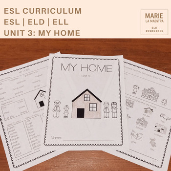 Preview of 1st & 2nd Grade Reading and Writing Curriculum | ESL Curriculum | My Home