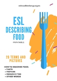 ESL Describing Food