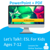 ESL Digital Lessons for Kids for Online Teachers - So Many