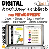 ESL Digital Vocabulary Workbook for Newcomers UNIT 1 | Goo