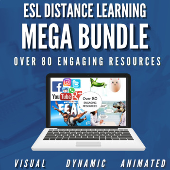Preview of ESL Distance Learning - Mega Bundle for Busy Teachers