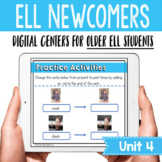 ESL Distance Learning for ELL Newcomers {Unit 4}