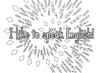 coloring pages for english learners