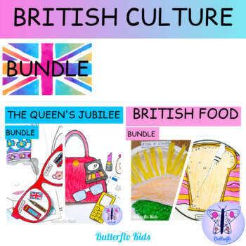 Preview of ESL EFL ELL British Culture Crafts BUNDLE