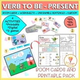 ESL | EFL | ESOL | Verb To Be | Present Tense | BOOM Cards