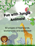ESL/EFL Jungle Animals Activity Package!!! - 82 pages
