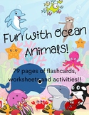 ESL/EFL Ocean Animals Activity Package!!! - 79 pages