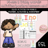 ESL/EFL Phonics: Phase 2 tricky word activities/posters/as