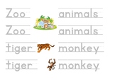 ESL, EFL printable worksheets, Letter tracing, Writing - ZOO Distance Learning