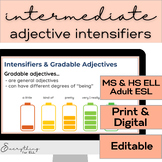 ESL-ELD Intermediate (B1 & B2) | Adjective Intensifiers