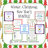 ESL - ELL Christmas, Winter and New Year's Speaking Games 