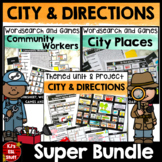 ESL ELL Directions and City Places Unit Project and Vocabu