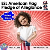 ESL  Pledge of Allegiance American Symbols ESOL