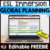ESL ELL FREE Intensive English Immersion Editable Digital 