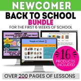 ESL Newcomer Bundle - Back to School - ELL - Project Included