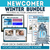 ESL Newcomer Winter Bundle - Secondary ELL Activities - Pr