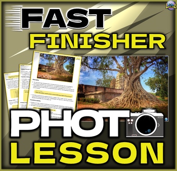 Preview of No Prep Fast Finisher Photo Lesson with Discussions, and Tasks for ESL/ELL