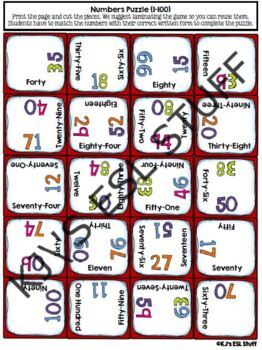 Numbers Board Game warmer, filler…: English ESL worksheets pdf & doc