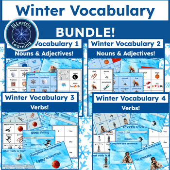 Preview of ESL/ELL Winter Vocabulary BUNDLE
