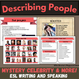 ESL ELL  describing people physical appearances : mystery 