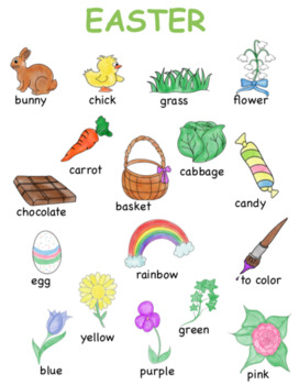 ESL Easter POSTERS by Madina Papadopoulos | TPT