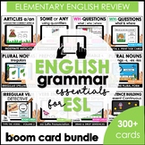 ESL Beginner - Elementary Grammar Basic Concepts Boom Card
