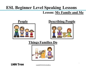 family esl teaching resources teachers pay teachers