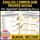 ESL English Common and Proper Nouns for Spanish Speaking E