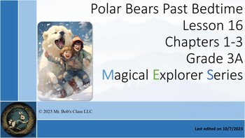 Preview of ESL English Lesson for Grade 3: 'Polar Bears Past Bedtime' - MES (Lesson 16)