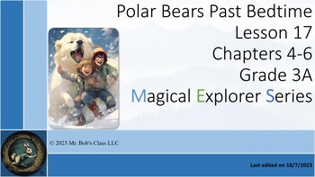 Preview of ESL English Lesson for Grade 3: 'Polar Bears Past Bedtime' - MES (Lesson 17)