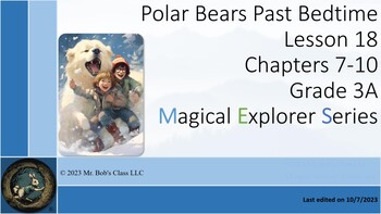 Preview of ESL English Lesson for Grade 3: 'Polar Bears Past Bedtime' - MES (Lesson 18)