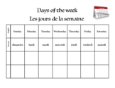 ESL/FSL intro to days of the Week
