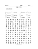 ESL Farm PUZZLES & WORKSHEETS | Crossword, Matching, Word search + MORE