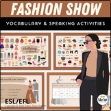 ESL Fashion Show Presentation and Worksheets PDF, Clothing