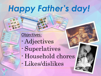 esl father s day printable activities and powerpoint with grammar