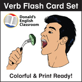 Verb Flash Cards 2 ESL ELL Newcomer