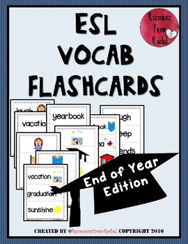 Preview of ESL Flashcards - End of Year
