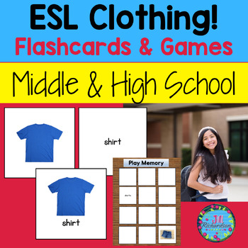 ESL Clothing Vocabulary Book for Newcomers - Classful